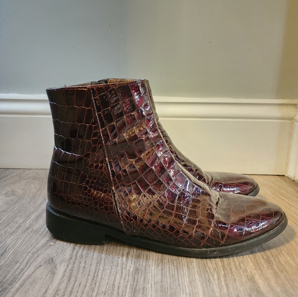 Italian Croc Booties Asoliani - Picture 1 of 4